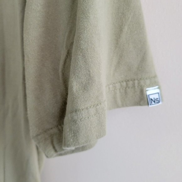 Deer On Toilet Graphic T-Shirt Men's Size L Olive Green SteveOramA - Picture 4 of 9